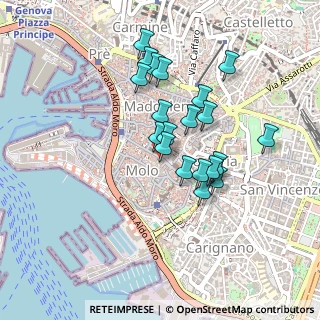 Mappa Via San Lorenzo, 16123 Genova GE, Italia (0.3795)