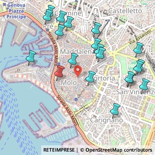 Mappa Via di Canneto Il Lungo, 16123 Genova GE, Italia (0.628)