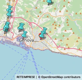 Mappa Via Antonio De Toni, 16132 Genova GE, Italia (5.29167)