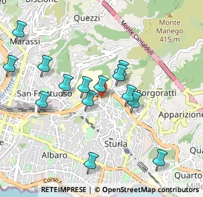 Mappa Via Angelo Scribanti, 16131 Genova GE, Italia (0.94571)