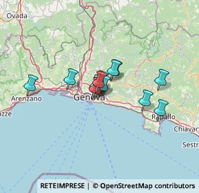 Mappa Via Angelo Scribanti, 16131 Genova GE, Italia (8.29923)