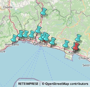 Mappa Via Angelo Scribanti, 16131 Genova GE, Italia (13.40471)