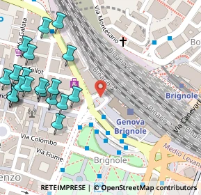 Mappa Via Edmondo de Amicis, 16151 Genova GE, Italia (0.176)