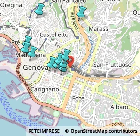 Mappa Piazza Giuseppe Verdi, 16121 Genova GE, Italia (0.82545)