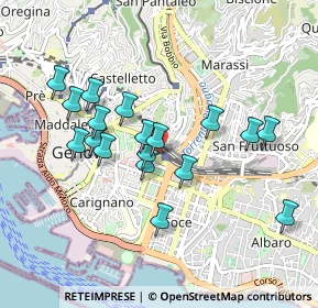 Mappa Piazza Giuseppe Verdi, 16121 Genova GE, Italia (0.84722)