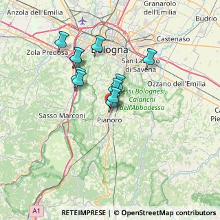 Mappa Via Garganelli, 40065 Pianoro BO, Italia (5.83182)