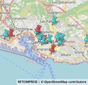 Mappa Via Bartolomeo Bosco, 16121 Genova GE, Italia (1.75286)