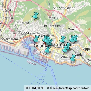Mappa Via Bartolomeo Bosco, 16121 Genova GE, Italia (1.54733)