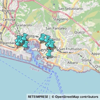 Mappa Via Bartolomeo Bosco, 16121 Genova GE, Italia (1.58143)