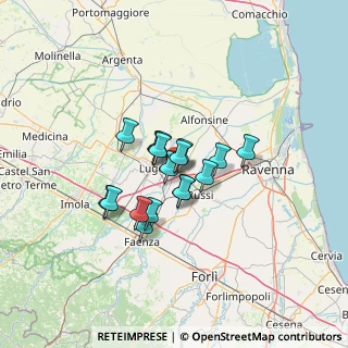 Mappa Via Enzo Ferrari, 48012 Lugo RA, Italia (8.63118)
