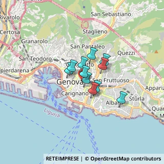 Mappa Via S. Vincenzo, 16121 Genova GE, Italia (0.92455)