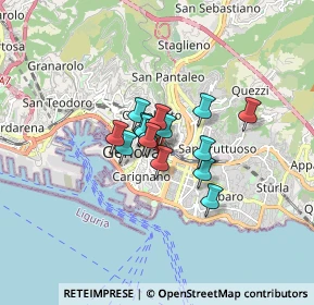 Mappa Via S. Vincenzo, 16121 Genova GE, Italia (0.91667)