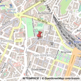 Mappa Via San Vincenzo, 131, 16121 Genova, Genova (Liguria)