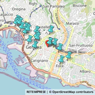 Mappa Via S. Vincenzo, 16121 Genova GE, Italia (0.957)