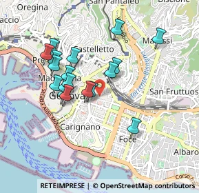 Mappa Via S. Vincenzo, 16121 Genova GE, Italia (0.83)
