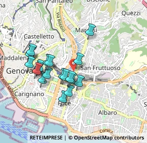 Mappa Via Archimede, 16142 Genova GE, Italia (0.8275)