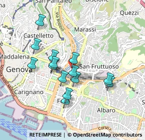 Mappa Via Archimede, 16142 Genova GE, Italia (0.79071)