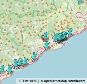 Mappa Via Lodole, 16016 Cogoleto GE, Italia (4.9905)