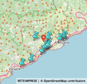 Mappa Via Lodole, 16016 Cogoleto GE, Italia (2.73273)