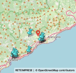 Mappa Via Lodole, 16016 Cogoleto GE, Italia (4.365)