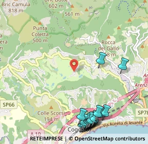 Mappa Via Lodole, 16016 Cogoleto GE, Italia (1.4905)