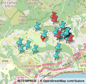 Mappa Via Lodole, 16016 Cogoleto GE, Italia (0.925)