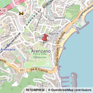 Mappa Piazza Pierluca Calcagno, 3, 16011 Arenzano, Genova (Liguria)