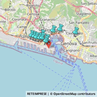 Mappa Via Giovanni Bettolo, 16126 Genova GE, Italia (1.28273)