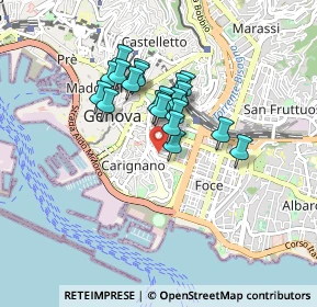 Mappa Via Riccardo Banderali, 16121 Genova GE, Italia (0.631)