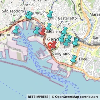 Mappa Via delle Casaccie, 16123 Genova GE, Italia (0.93938)