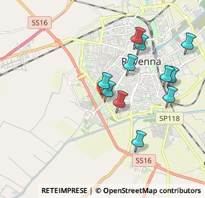 Mappa Via dell'Aida, 48124 Ravenna RA, Italia (1.83273)