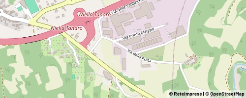 Mappa Niella Tanaro