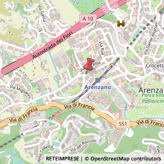 Mappa Via Carlin,  48, 16011 Arenzano, Genova (Liguria)