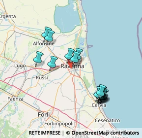 Mappa Via Luigi Fontana, 48124 Ravenna RA, Italia (15.38056)
