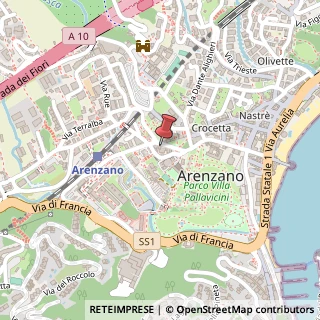 Mappa Via Giulio Zunino, 11, 16011 Arenzano, Genova (Liguria)