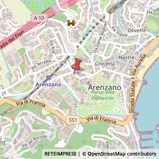 Mappa Via San Pietro, 11, 16011 Arenzano, Genova (Liguria)