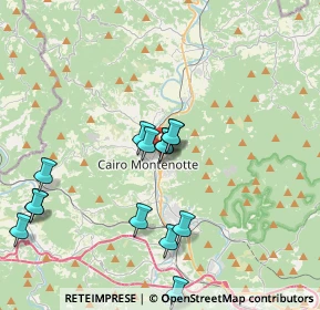 Mappa Via della Repubblica, 17014 Cairo Montenotte SV, Italia (3.89286)