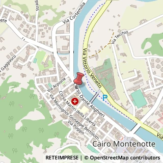 Mappa Corso Dante A., 93, 17014 Cairo Montenotte, Savona (Liguria)