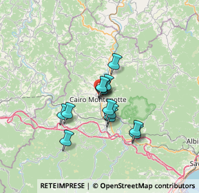 Mappa Via I Maggio, 17014 Cairo Montenotte SV, Italia (4.83923)