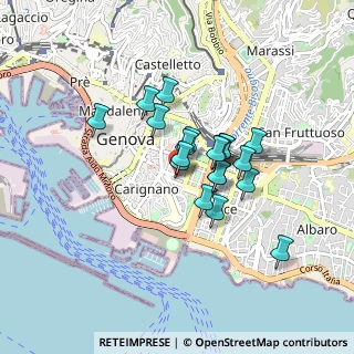 Mappa Via Ippolito d'Aste, 16121 Genova GE, Italia (0.61)
