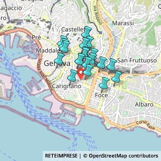 Mappa Via Ippolito d'Aste, 16121 Genova GE, Italia (0.601)