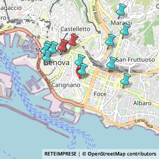Mappa Via Ippolito d'Aste, 16121 Genova GE, Italia (0.99214)