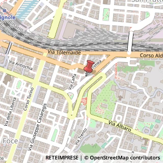 Mappa Via Montevideo, 24, 16129 Genova, Genova (Liguria)