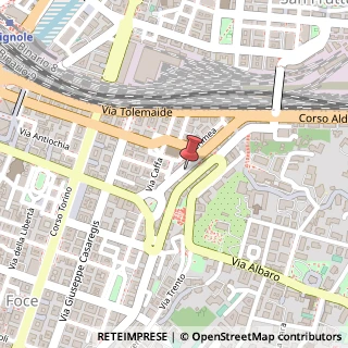 Mappa Via Montevideo, 23A, 16129 Genova, Genova (Liguria)