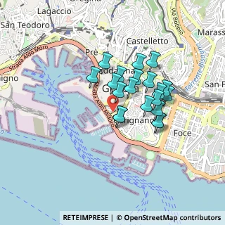 Mappa Piazza S. Giacomo della Marina, 16128 Genova GE, Italia (0.675)