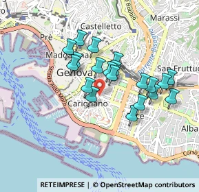 Mappa Via Macaggi Giuseppe, 16121 Genova GE, Italia (0.7455)