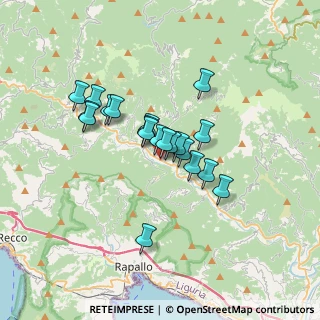 Mappa Via Statale Monleone, 16044 Cicagna GE, Italia (2.5965)