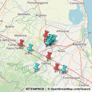 Mappa Via Zagonara, 48022 Lugo RA, Italia (9.81143)