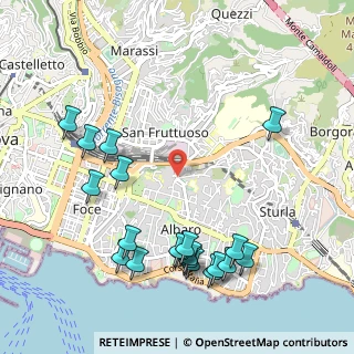 Mappa Via Montallegro, 16147 Genova GE, Italia (1.245)