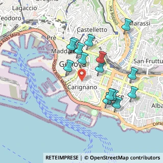 Mappa Via Santa Maria in Via Lata, 16128 Genova GE, Italia (0.894)